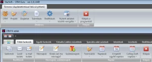 crm rendszer főmenü